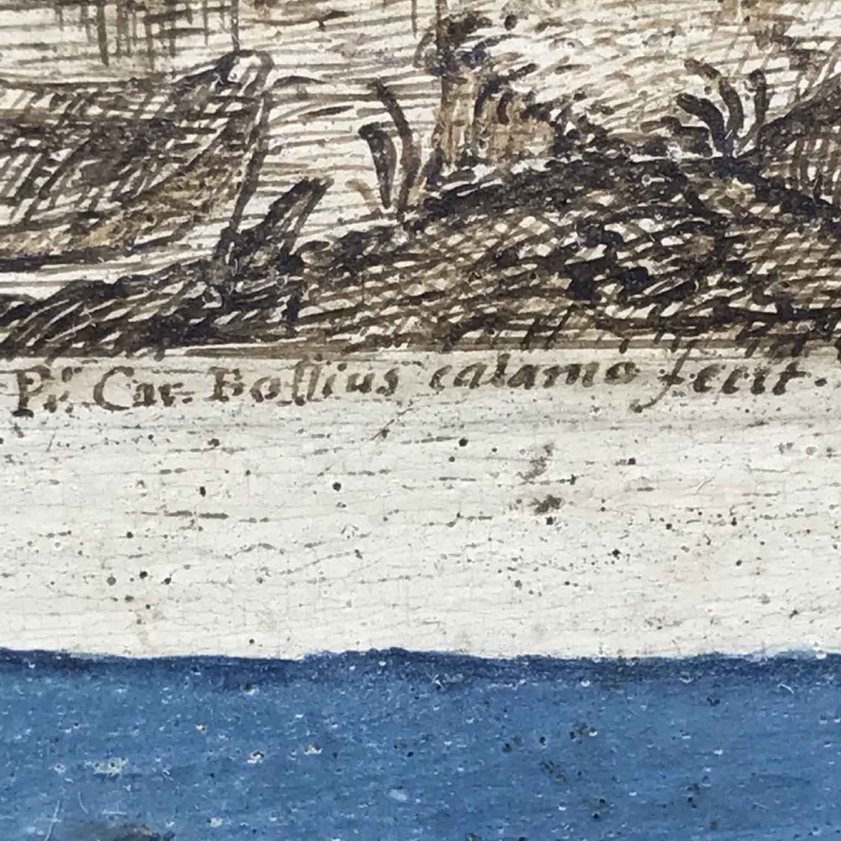 Scatola Laccata con Finta Carta e Fiorellini fine 1700-photo-4