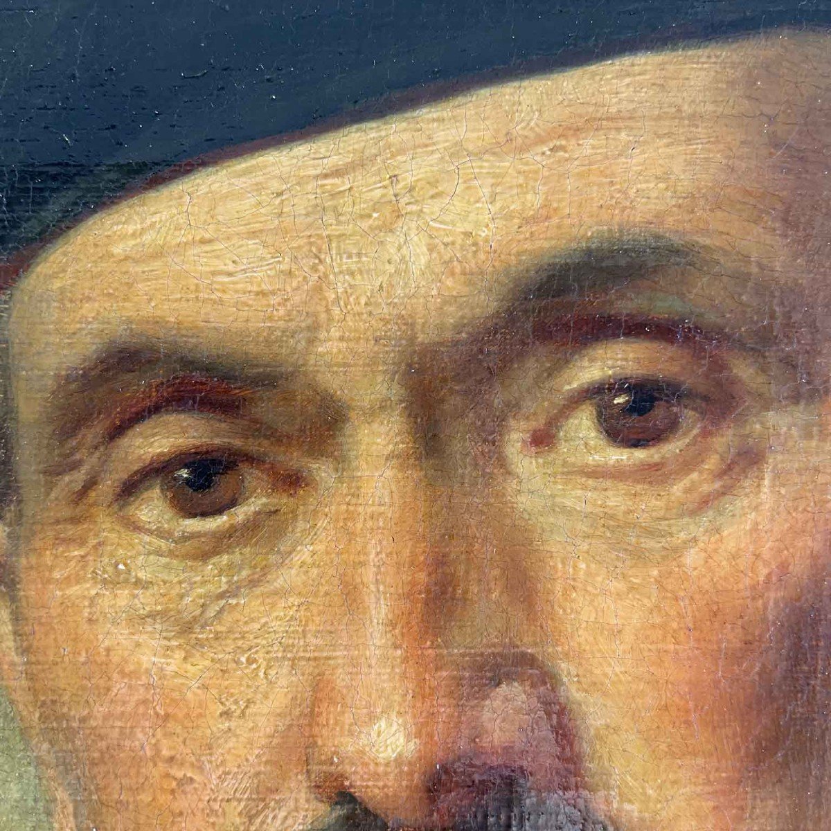 Giuseppe Penuti Gentiluomo Con Cane Bracco 1868 Ritratto Italiano Neoclassico-photo-3