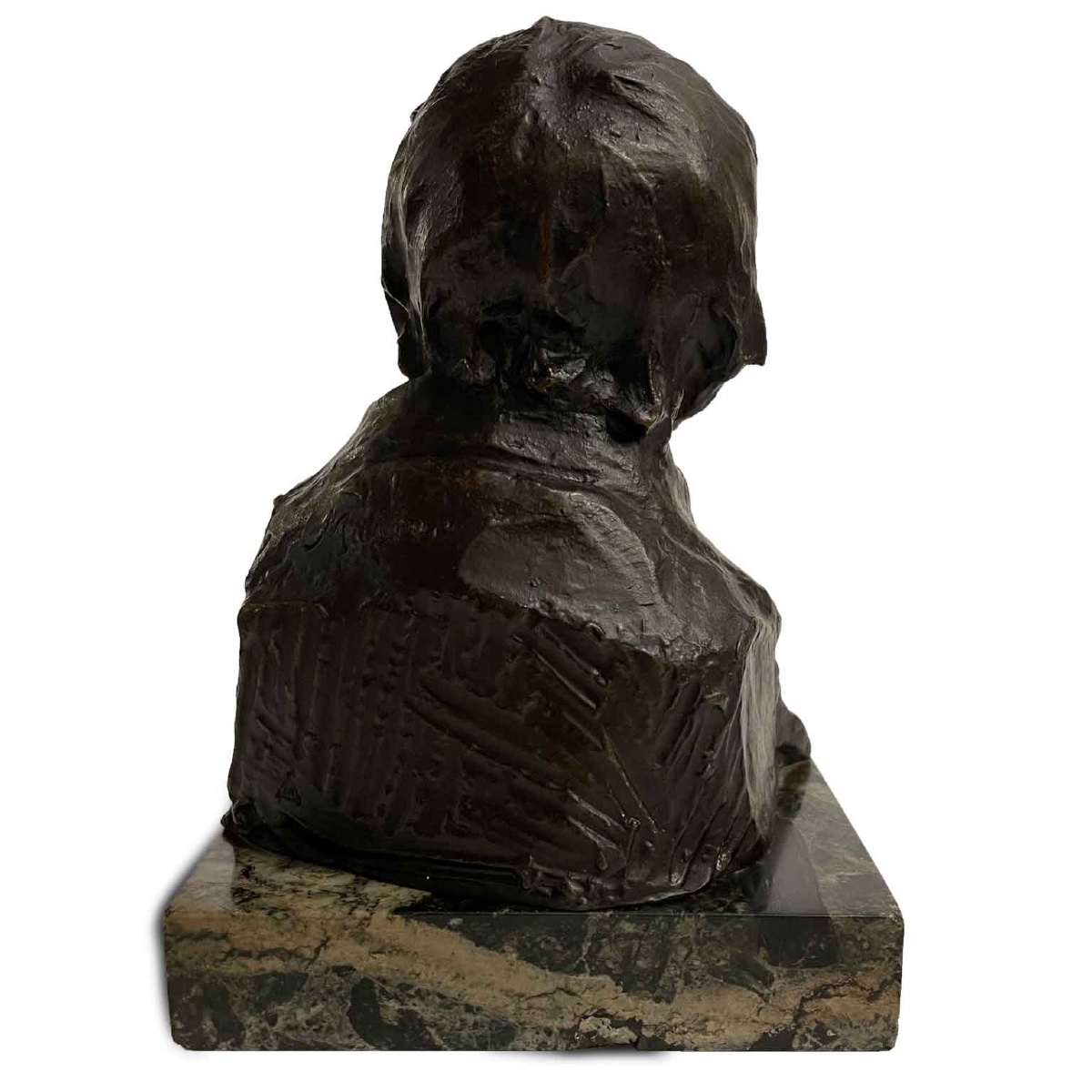 Hans Muller Busto d’Uomo con Pipa fine 1800-photo-5