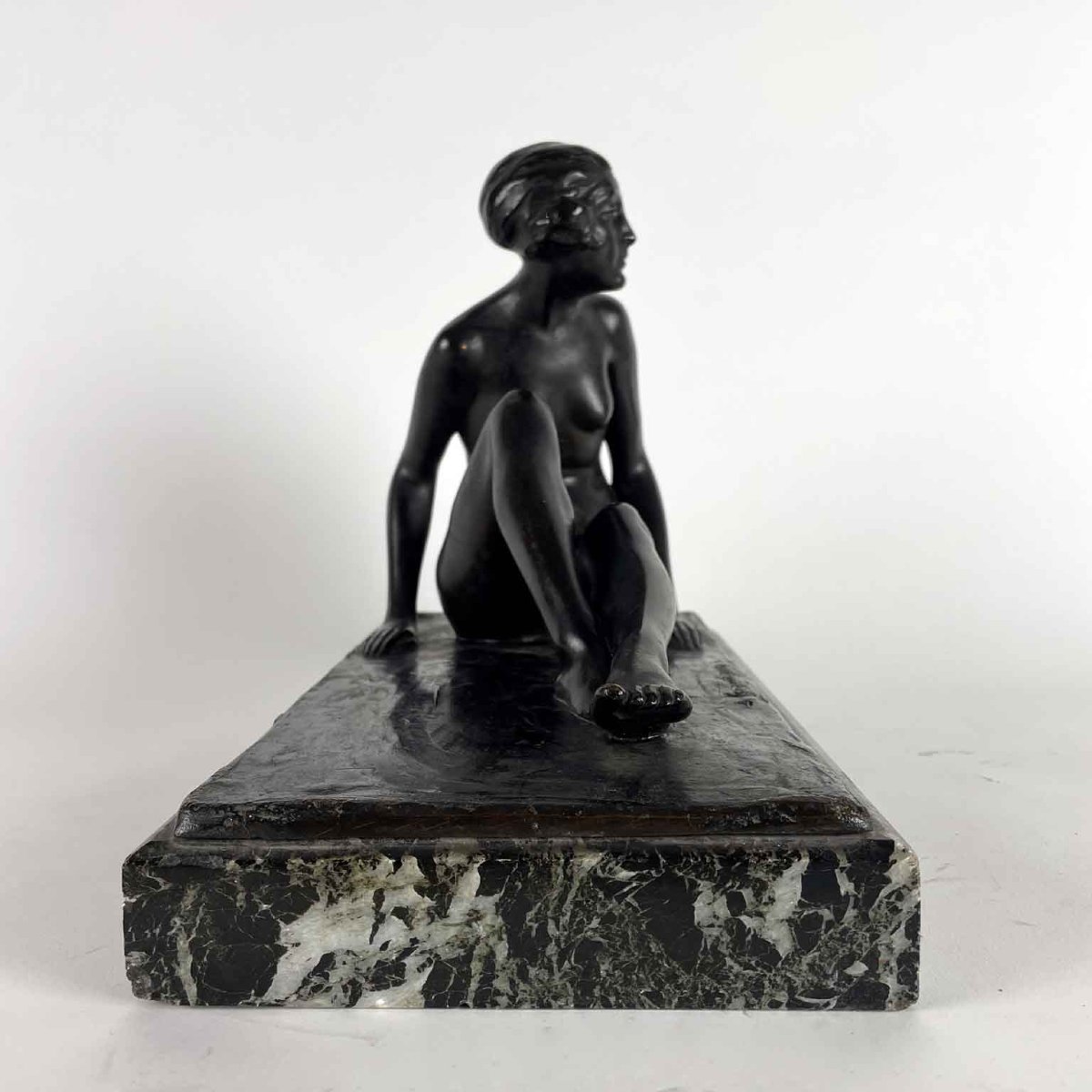 Donato Gramegna Figura Di Donna In Bronzo-photo-4
