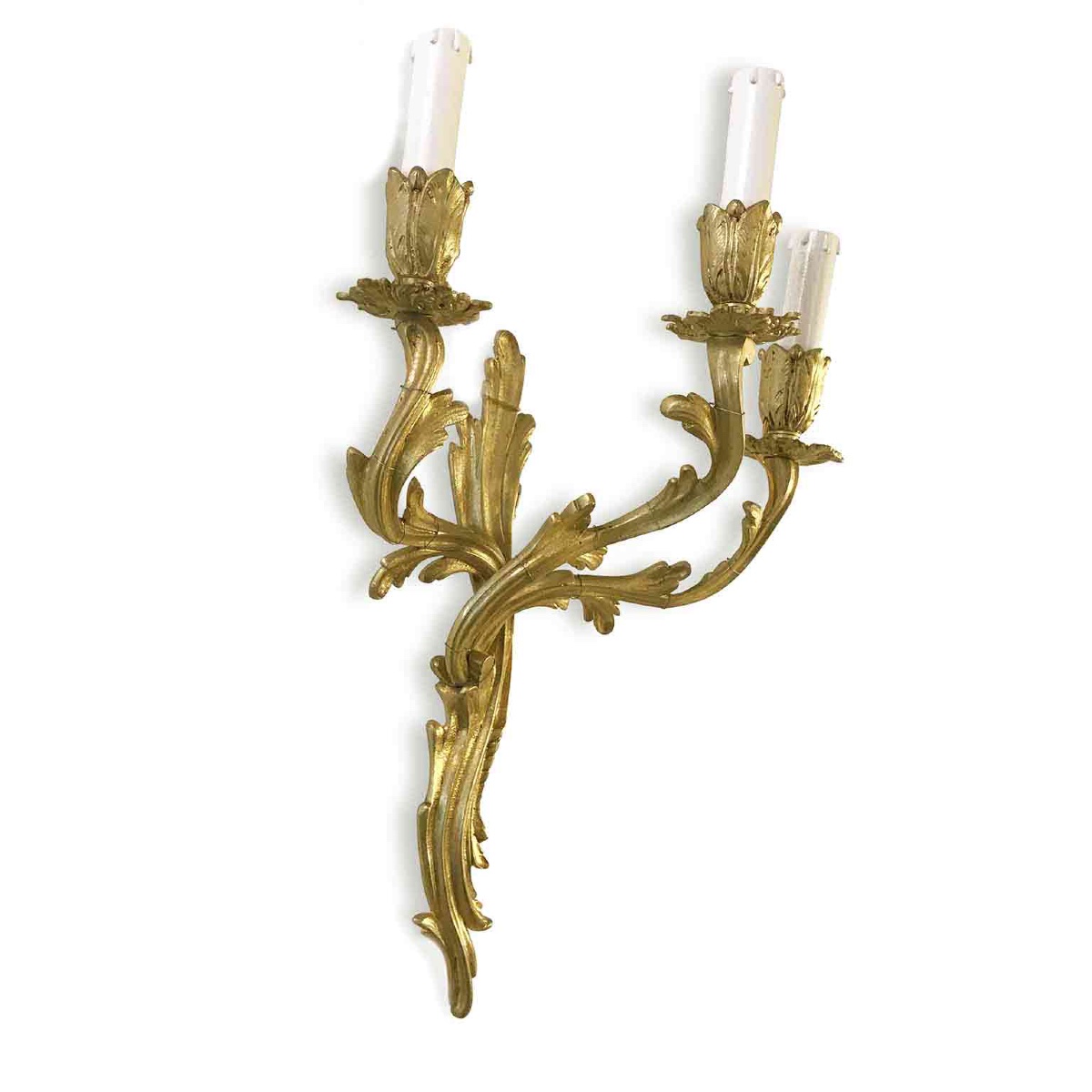 Coppia di Appliques in Bronzo Dorato-photo-3