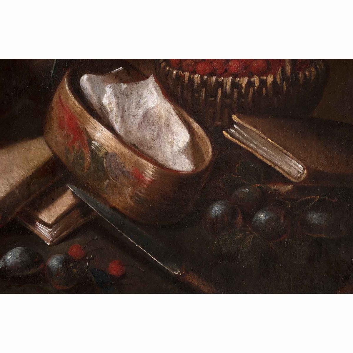 Coppia di Trompe l’Oeil della prima metà del 1700 Nature Morte da Munari-photo-2