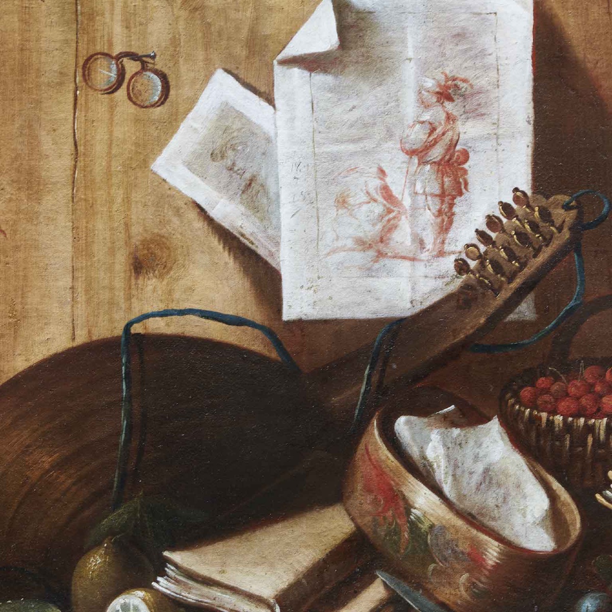 Coppia di Trompe l’Oeil della prima metà del 1700 Nature Morte da Munari-photo-4
