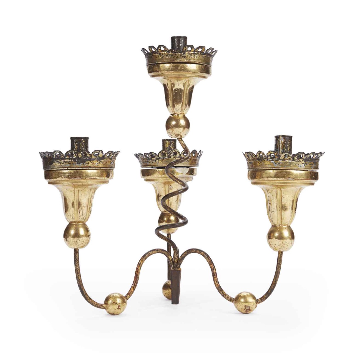 Coppia di Candelabri da Tavolo a Quattro Bracci 1700-photo-3