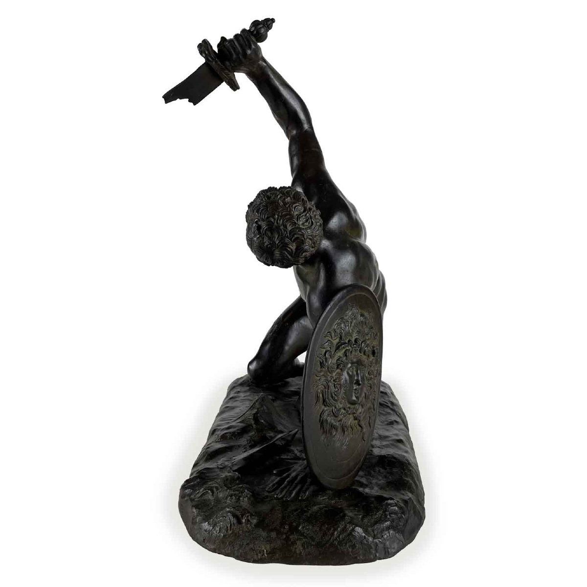 Statua In Bronzo Di Gladiatore 1900-photo-2