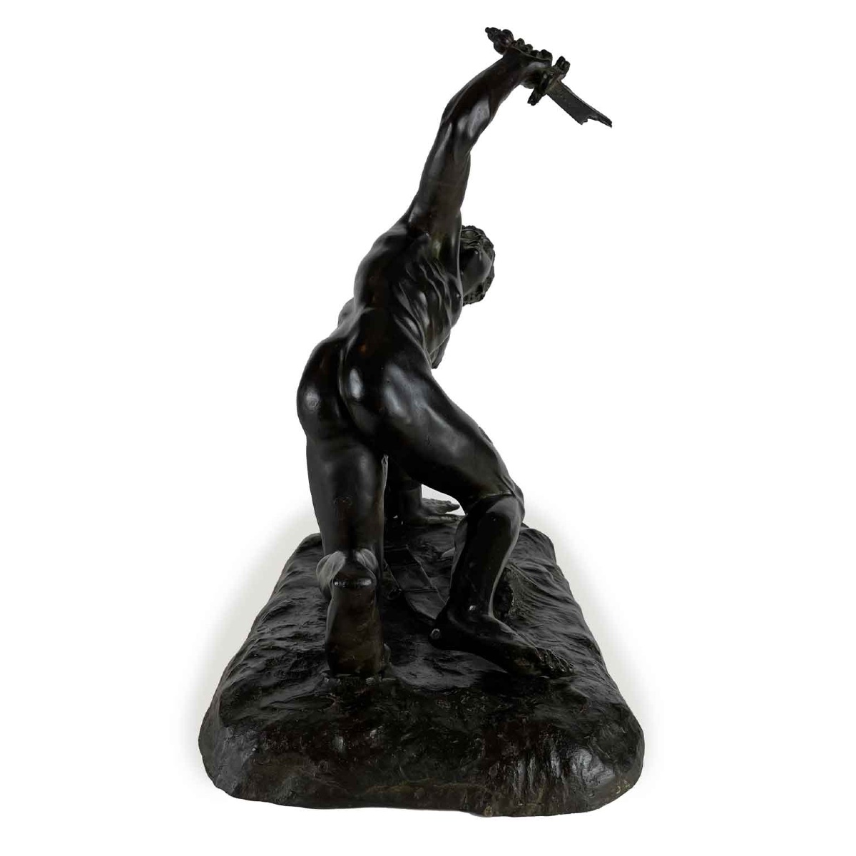 Statua In Bronzo Di Gladiatore 1900-photo-4