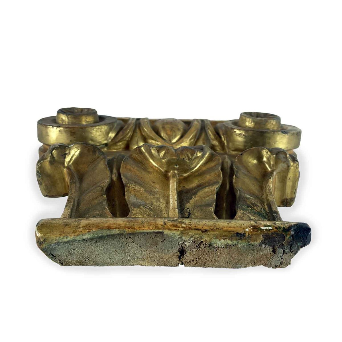 Coppia Di Capitelli Dorati 1800-photo-1