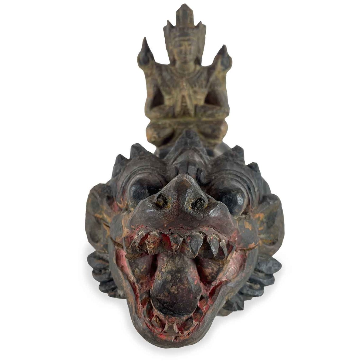 Scultura Di Animale Fantastico Con Divinità-photo-3
