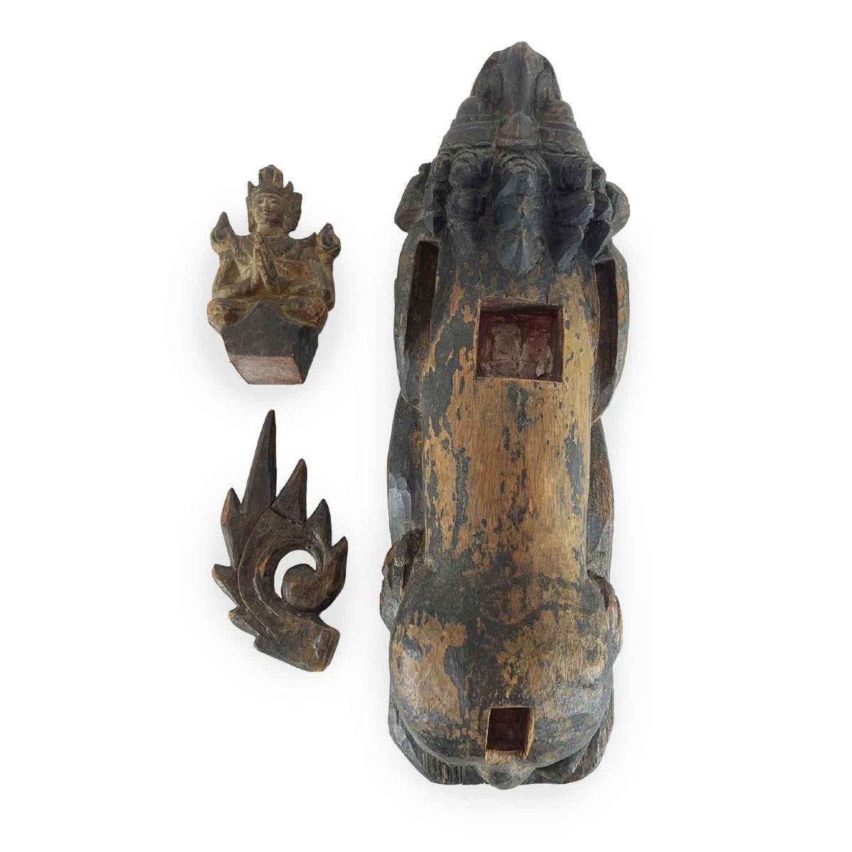 Scultura Di Animale Fantastico Con Divinità-photo-3