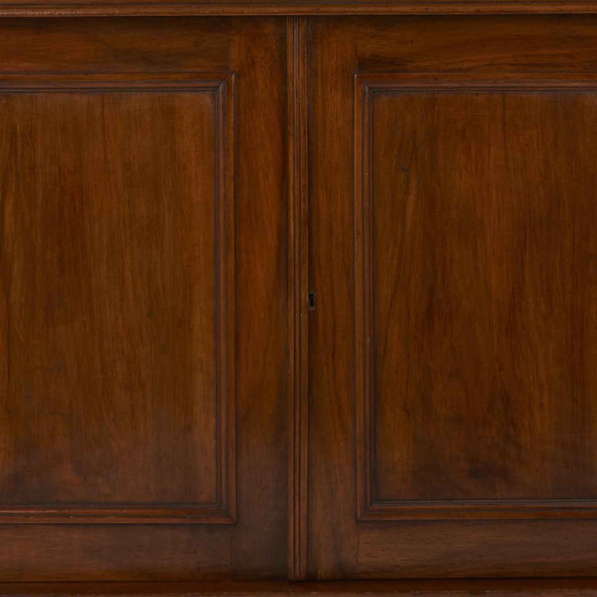 Credenza Inglese con Specchio di inizio 1900 in Teak-photo-2