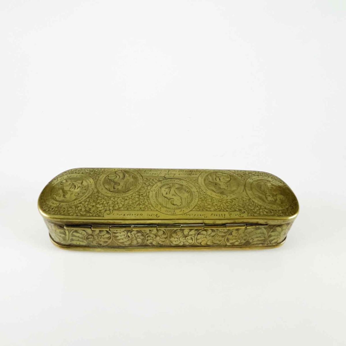 Scatola da Tabacco Olandese  in Ottone Incisa 1700 -photo-7