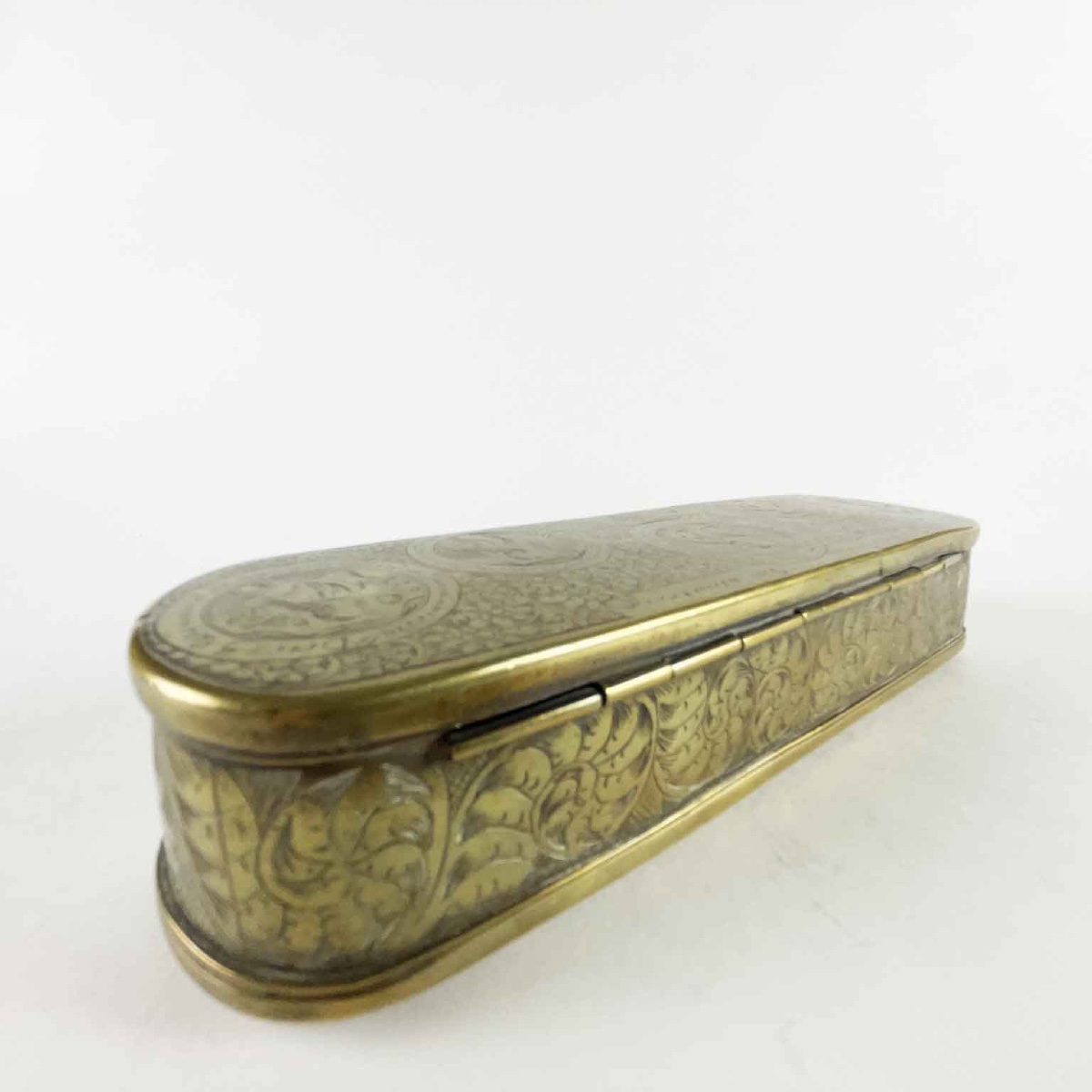 Scatola da Tabacco Olandese  in Ottone Incisa 1700 -photo-8
