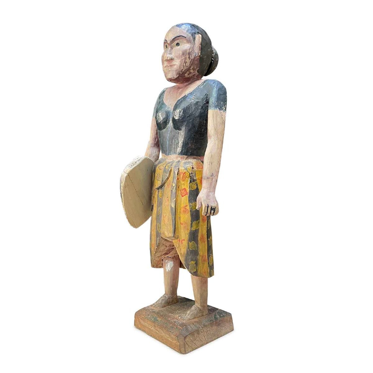 Figura Di Lavandaia Birmana Fine 1800-photo-2