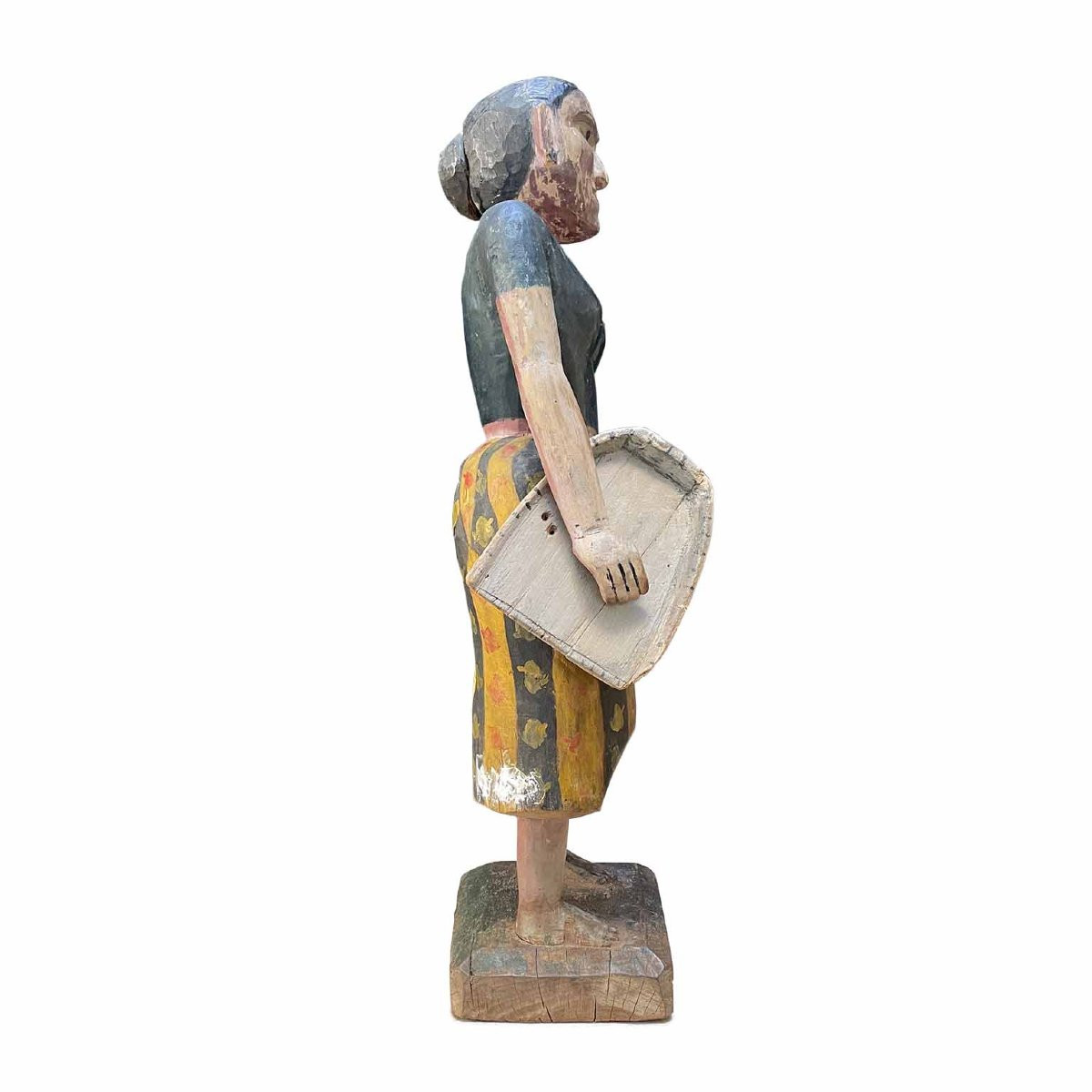 Figura Di Lavandaia Birmana Fine 1800-photo-2