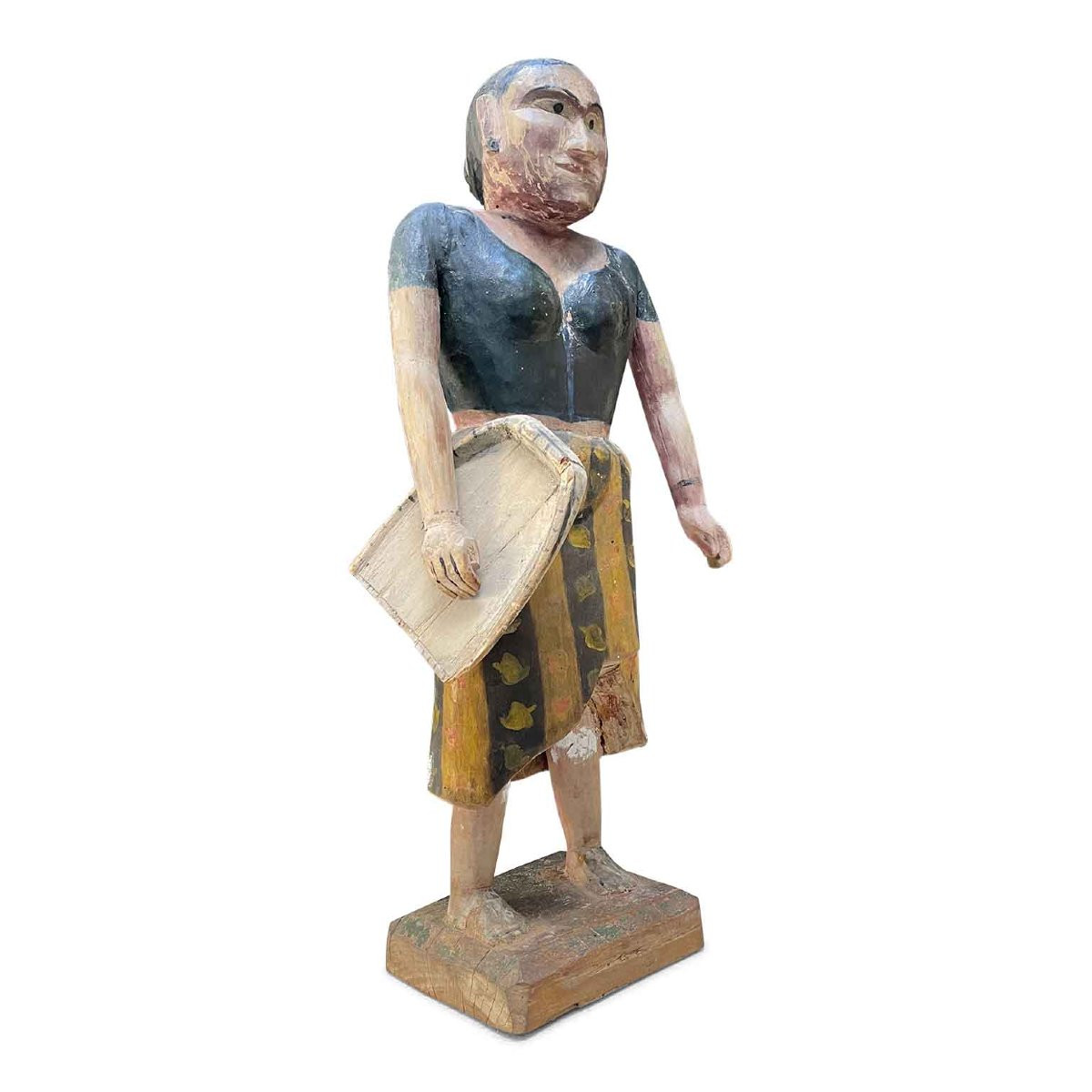 Figura Di Lavandaia Birmana Fine 1800-photo-3