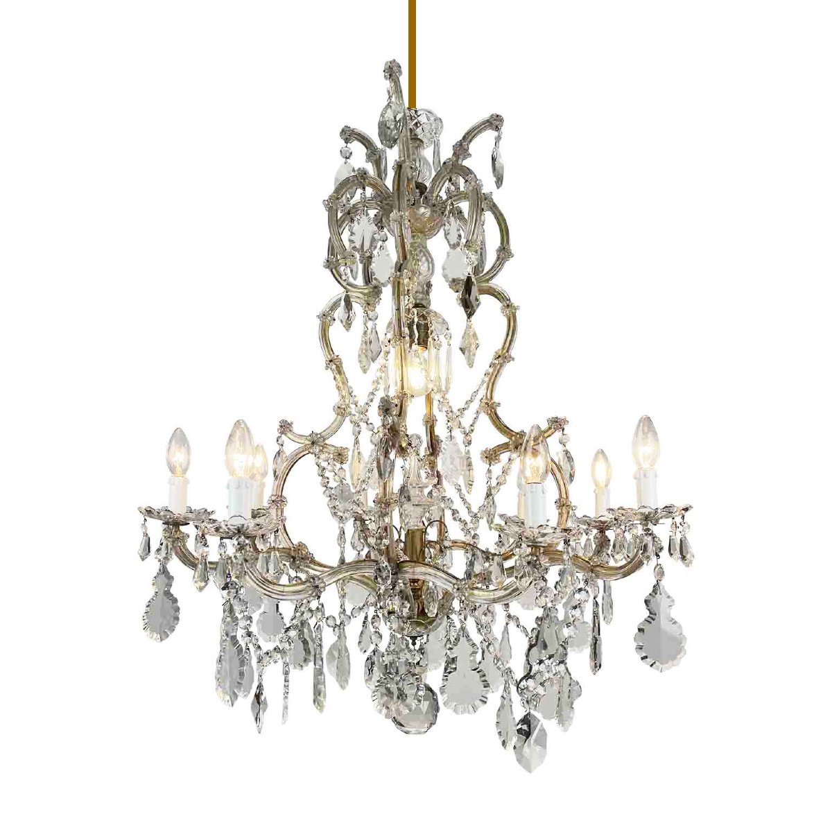 Lampadario In Cristallo Maria Teresa 1950-photo-2