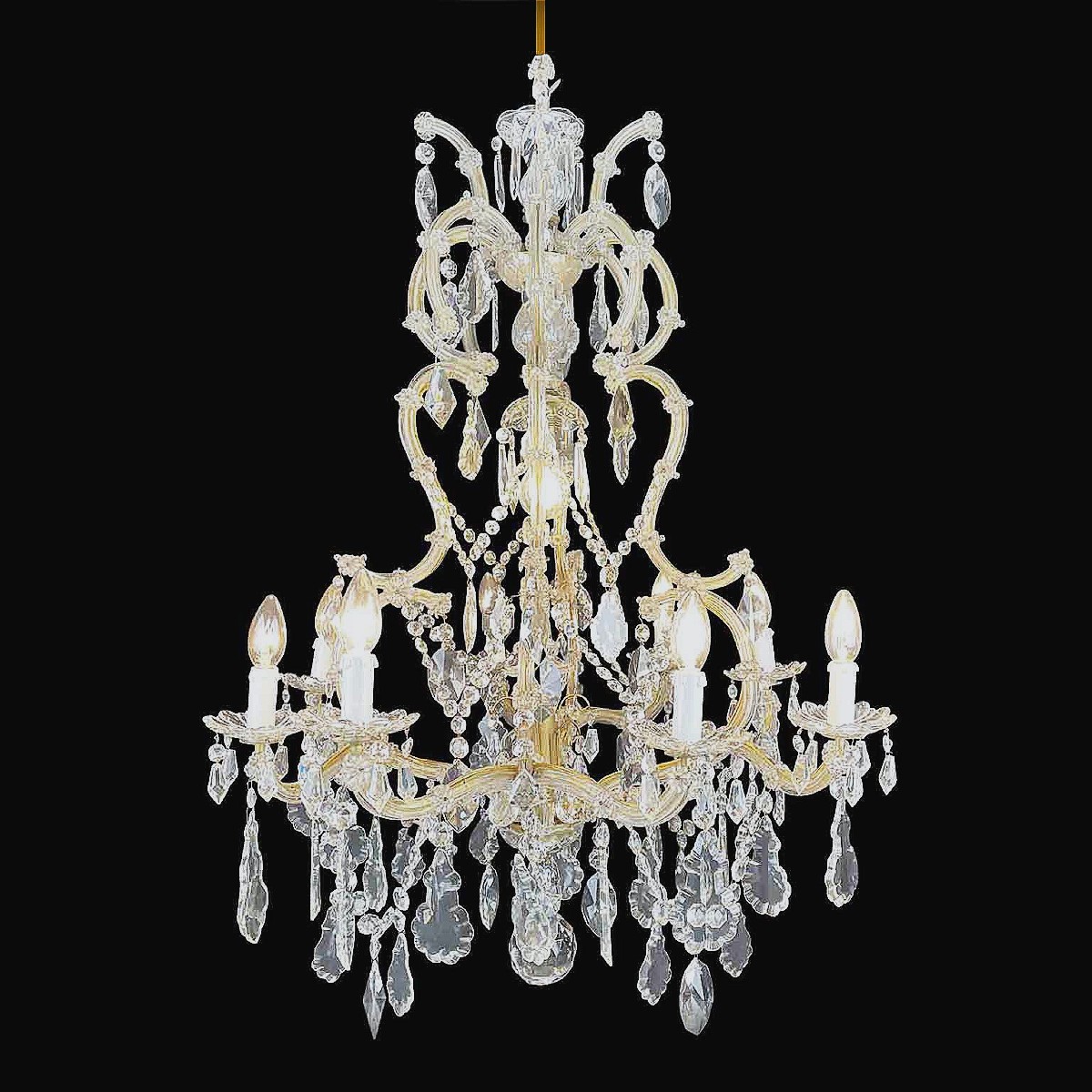 Lampadario In Cristallo Maria Teresa 1950-photo-7