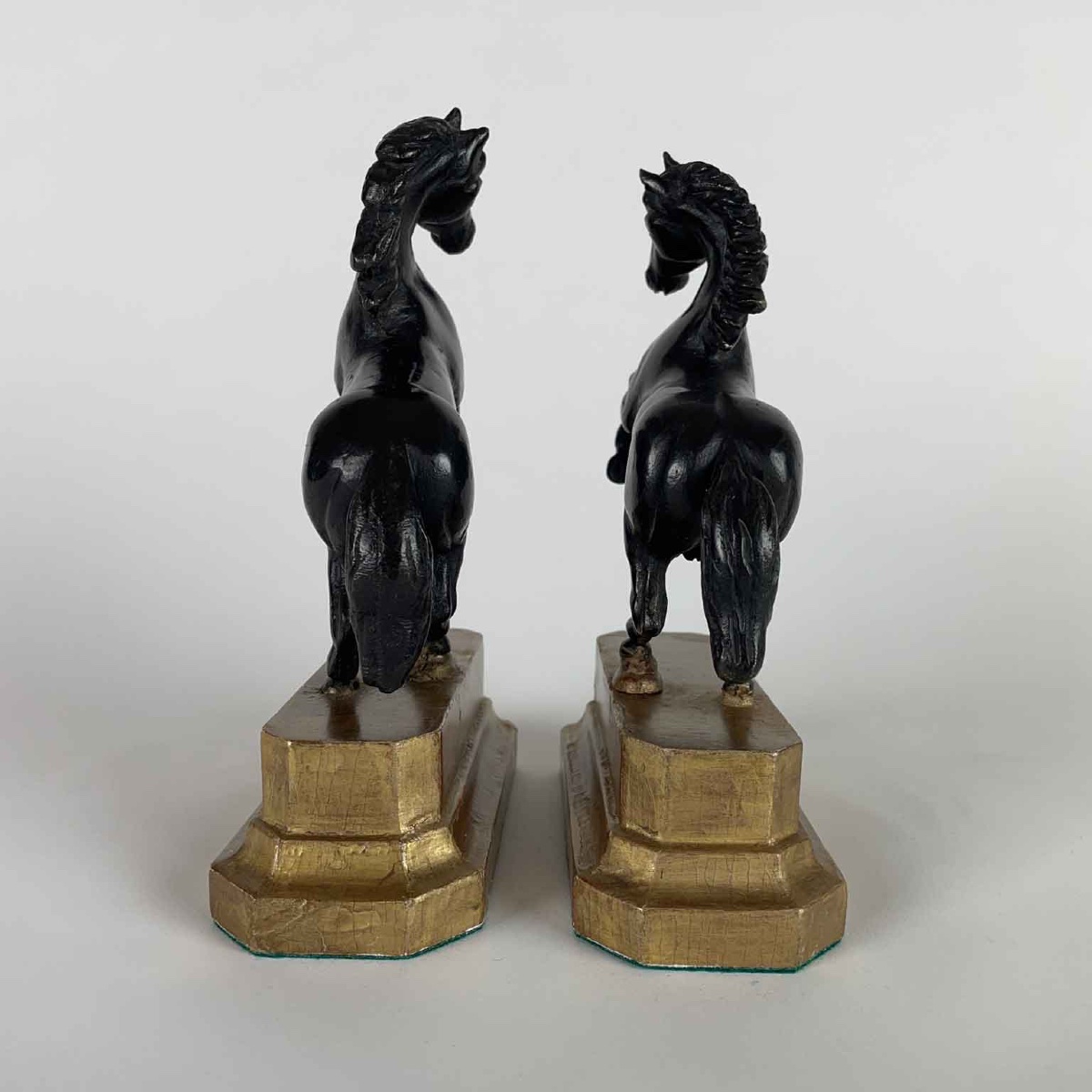 Coppia di Cavalli In Bronzo Sculture Grand Tour Inizi 1800-photo-4