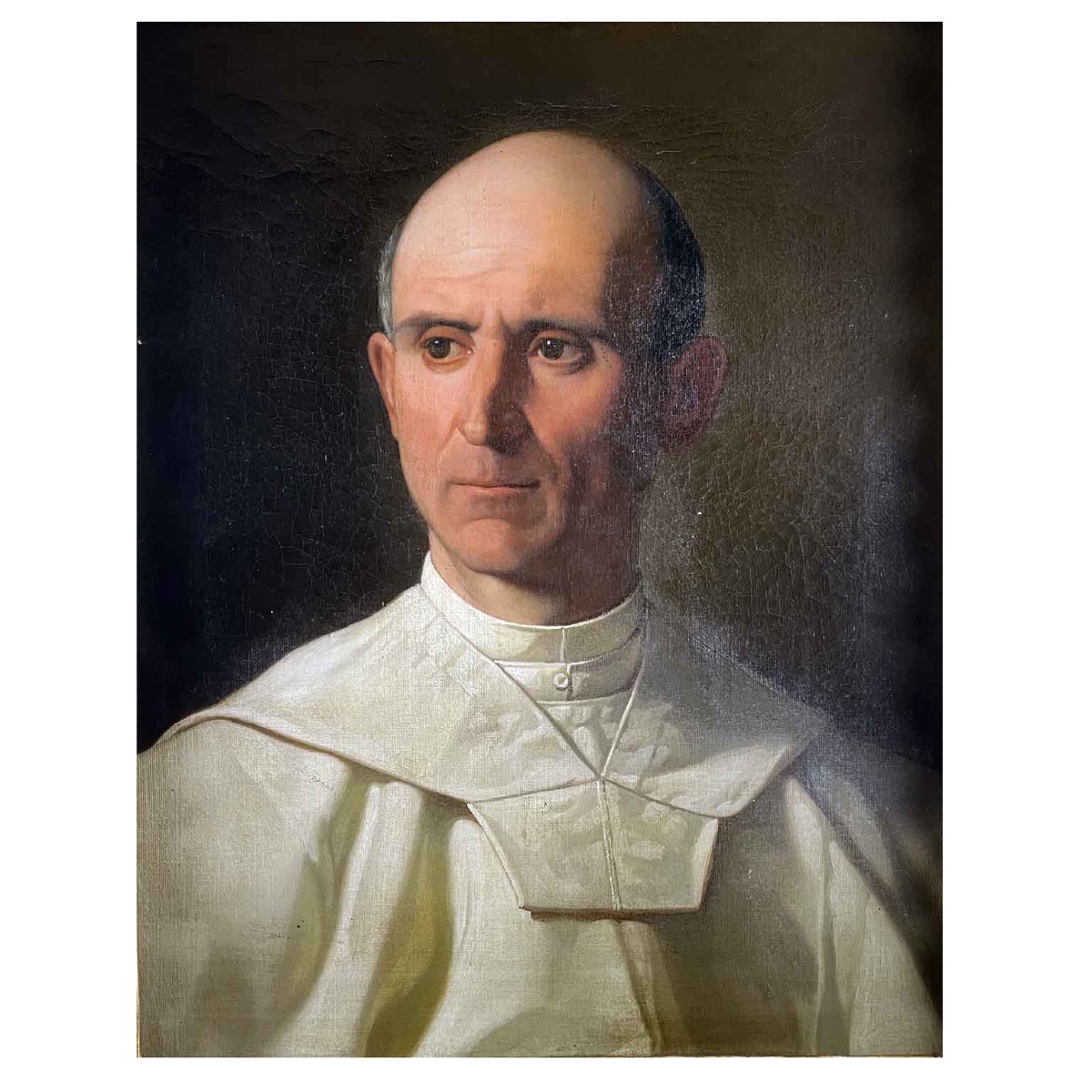 Luigi Mussini Ritratto Di Padre Domenicano 1860 Scuola Toscana-photo-2