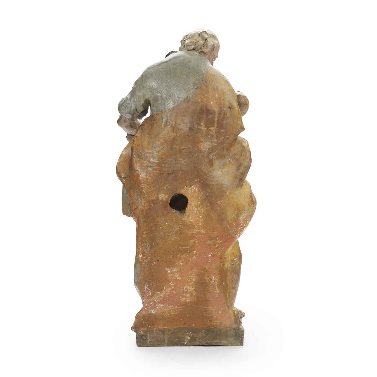 San Giuseppe con Bambino in Terracotta-photo-6