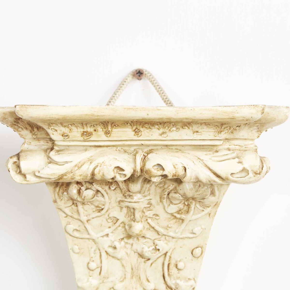 Coppia di mensole Liberty in ceramica-photo-3