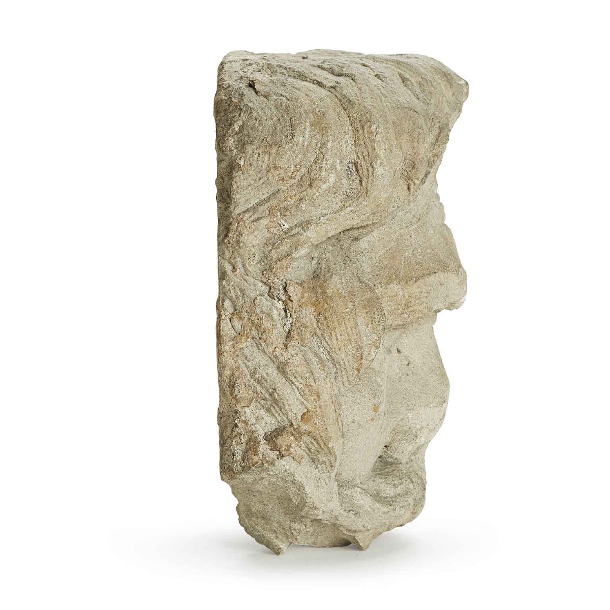 Maschera da fontana in pietra serena-photo-1