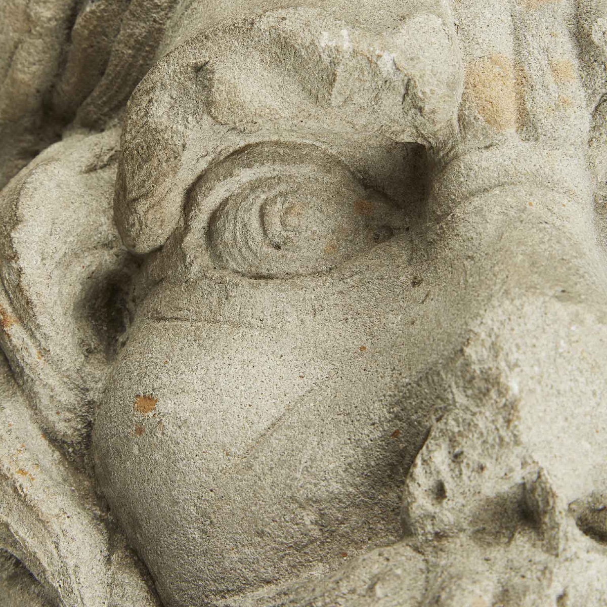 Maschera da fontana in pietra serena-photo-2