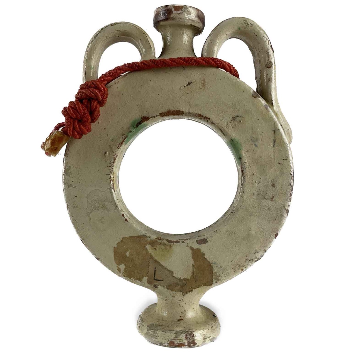 Fiasca da Viandante in Terraglia Decorata 1800-photo-2