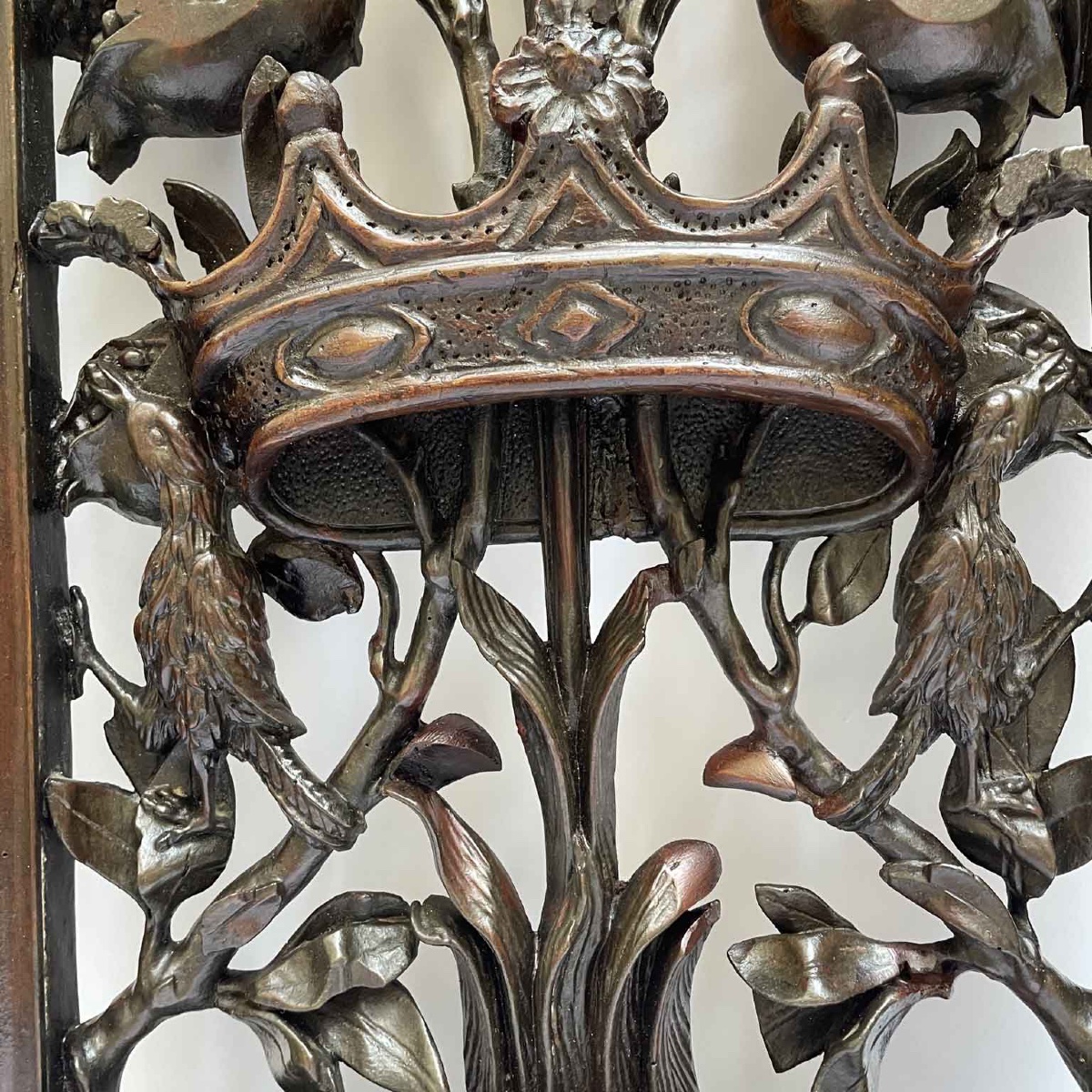 Cancello In Legno Intagliato Del 1700 Di Bottega Lombarda-photo-1