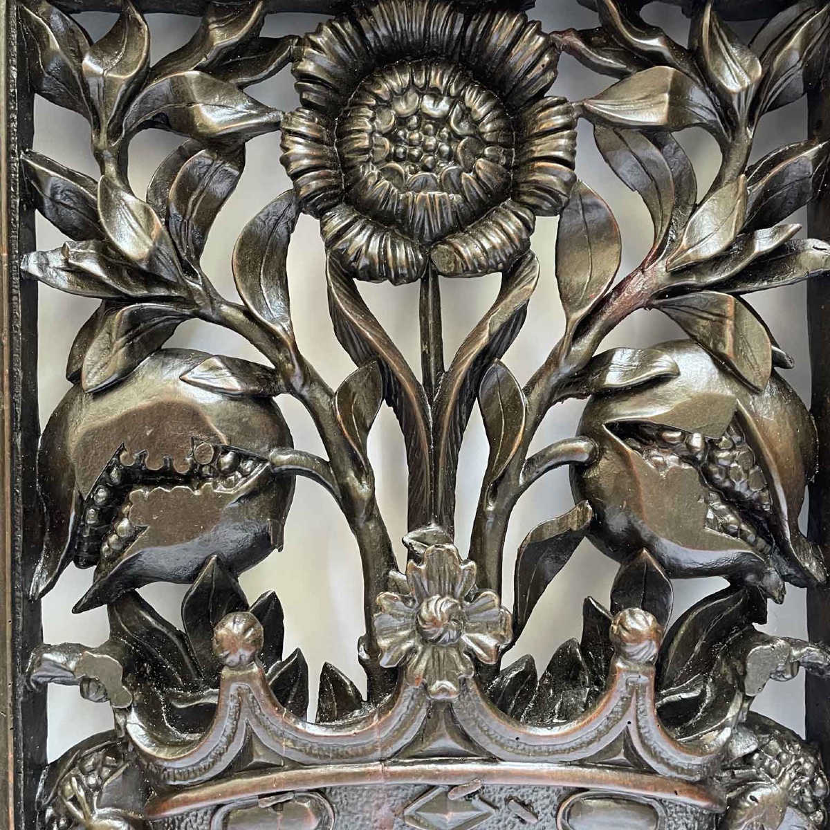 Cancello In Legno Intagliato Del 1700 Di Bottega Lombarda-photo-2