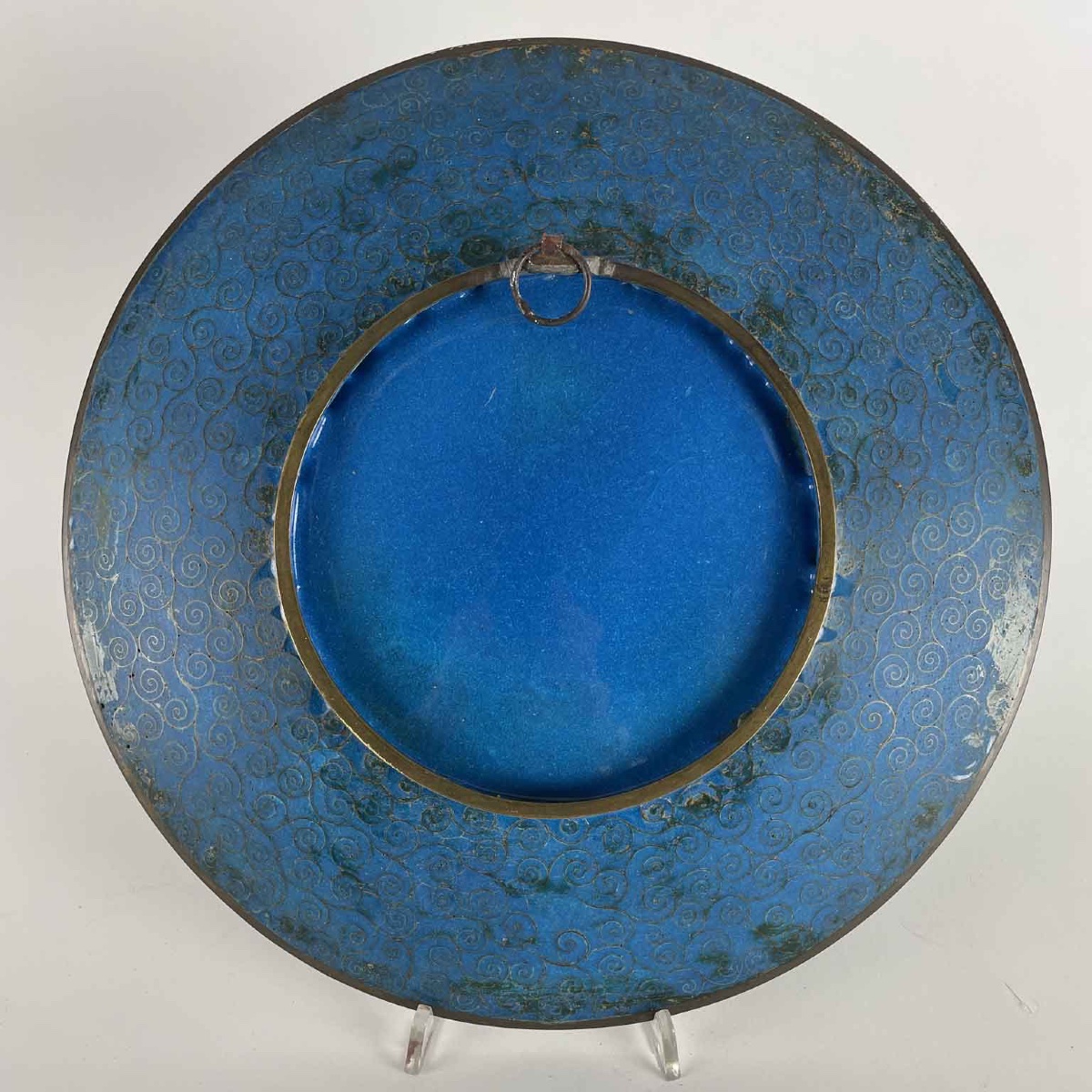 Coppia Di Piatti Cloisonne Giapponesi Periodo Meiji 1868-1912-photo-8