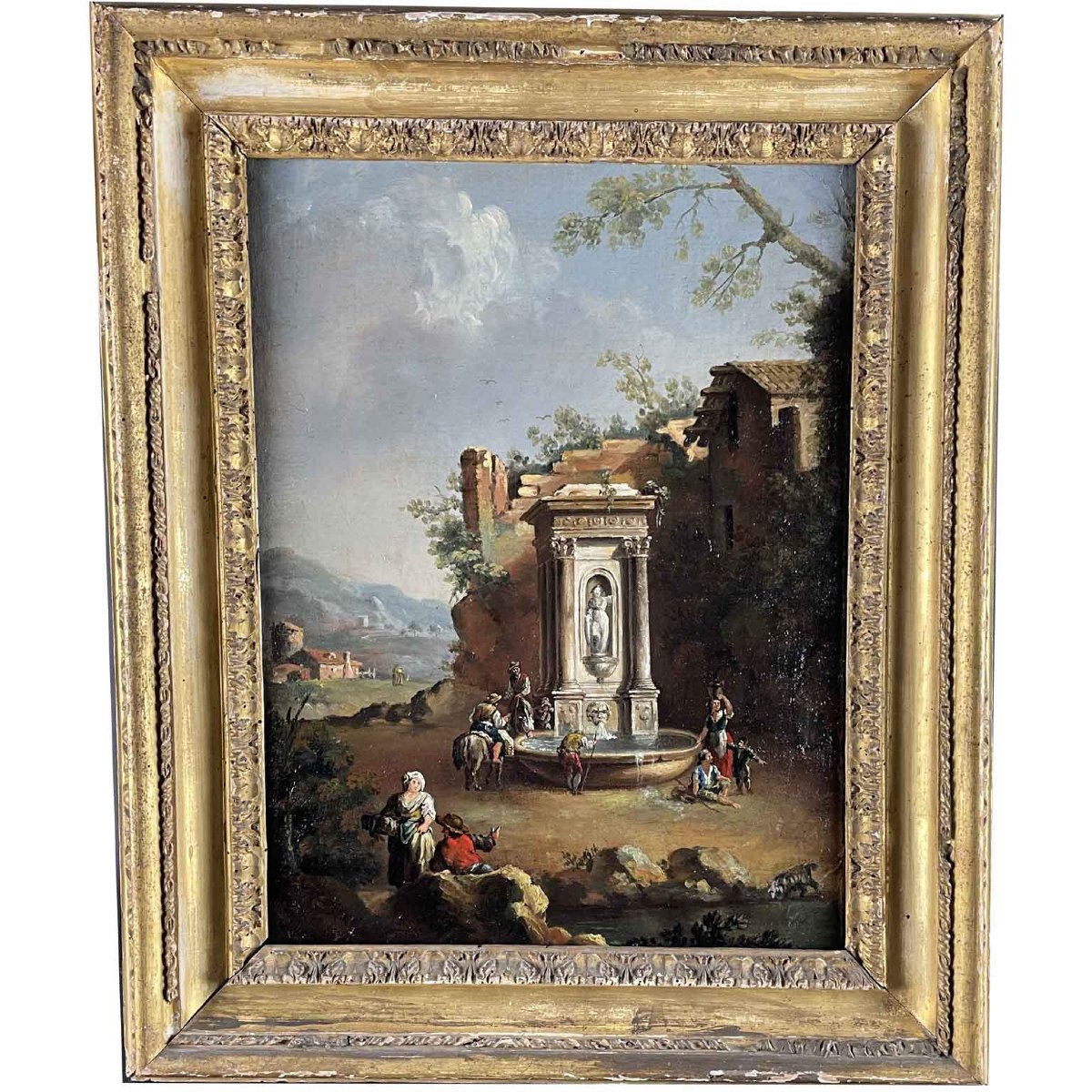 Paesaggio Con Fontana Da Giuseppe Zais-photo-2