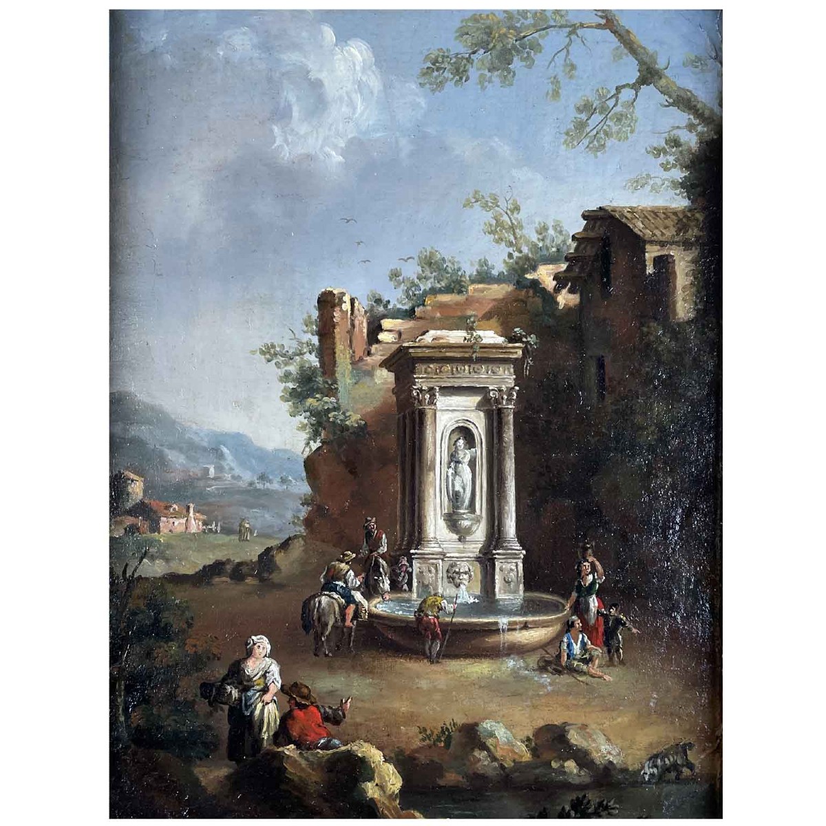 Paesaggio Con Fontana Da Giuseppe Zais