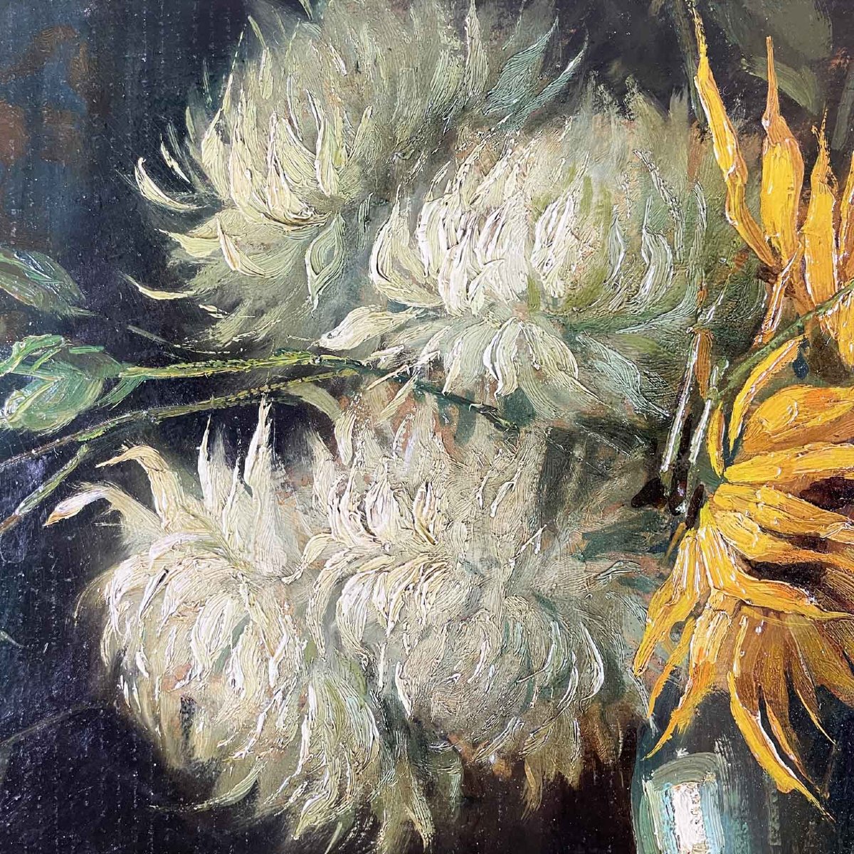 Natura Morta di Fiori Giuseppe Sorgiani 1930 Circa-photo-2