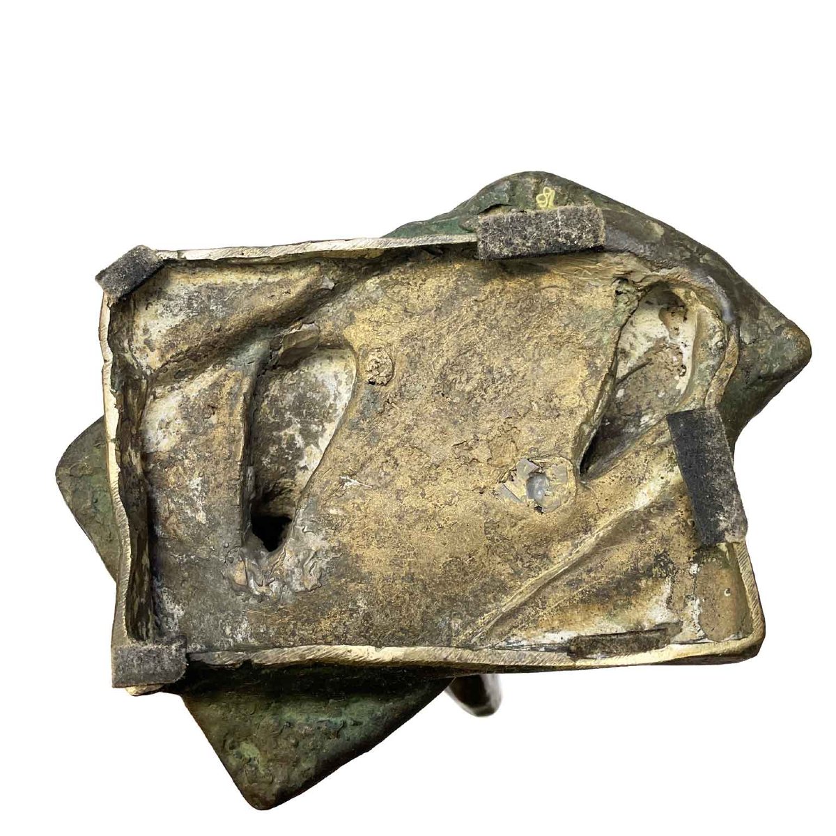 Figura Maschile In Bronzo Lo Scaricatore Del Porto Di Anversa Da Meunier -photo-4