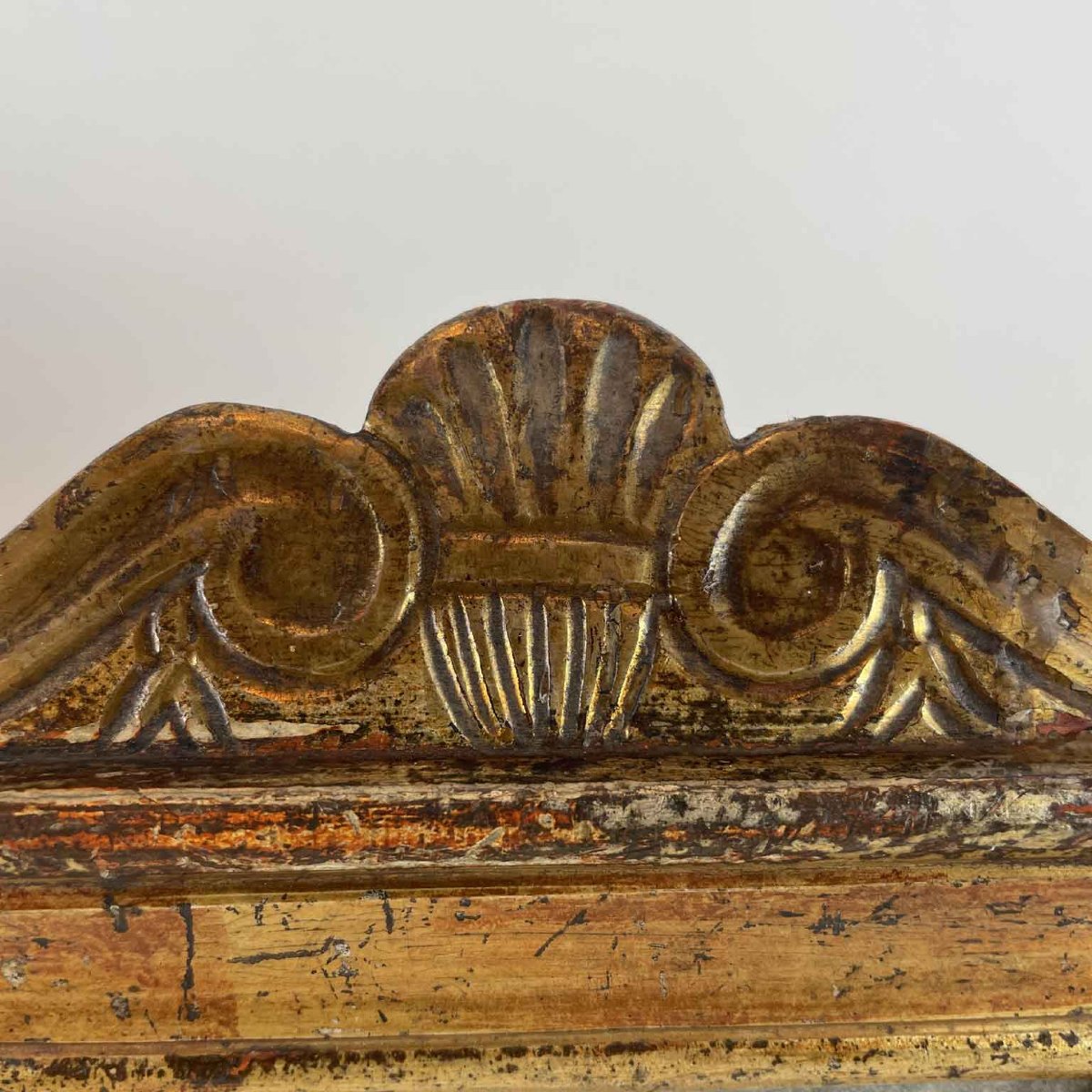 Coppia di Specchi con Cornici Italiane in Stile Neoclassico 1800-photo-2