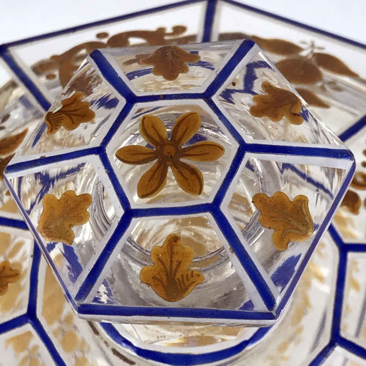 Vaso in Cristallo e Oro d’Epoca Direttorio-photo-2