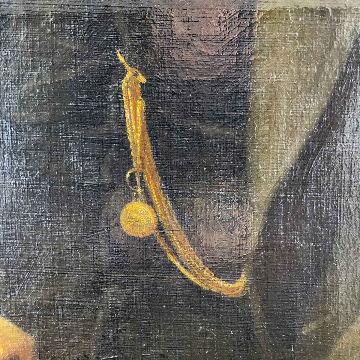 Giuseppe Penuti Gentiluomo Con Cane Bracco 1868 Ritratto Italiano Neoclassico-photo-4