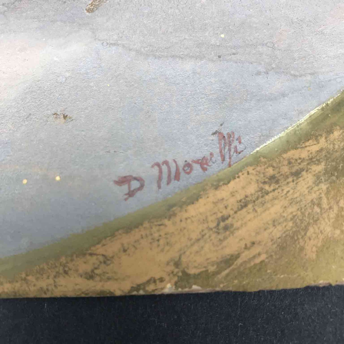 Estasi con Amorini Gouache Romantica Italiana XIX Secolo Donna con Putti-photo-3