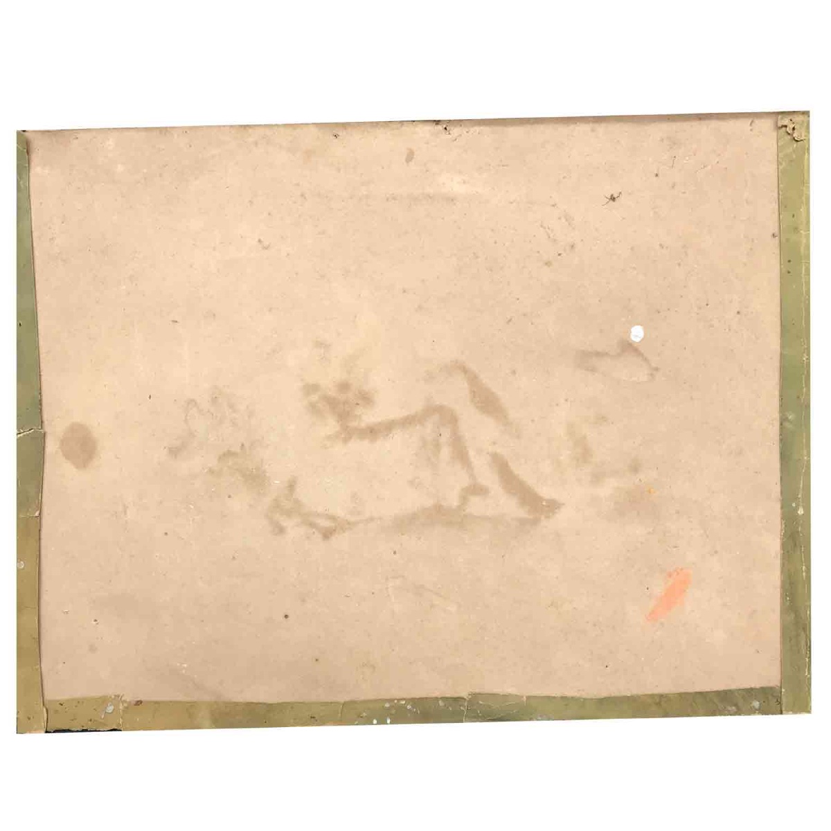 Estasi con Amorini Gouache Romantica Italiana XIX Secolo Donna con Putti-photo-1