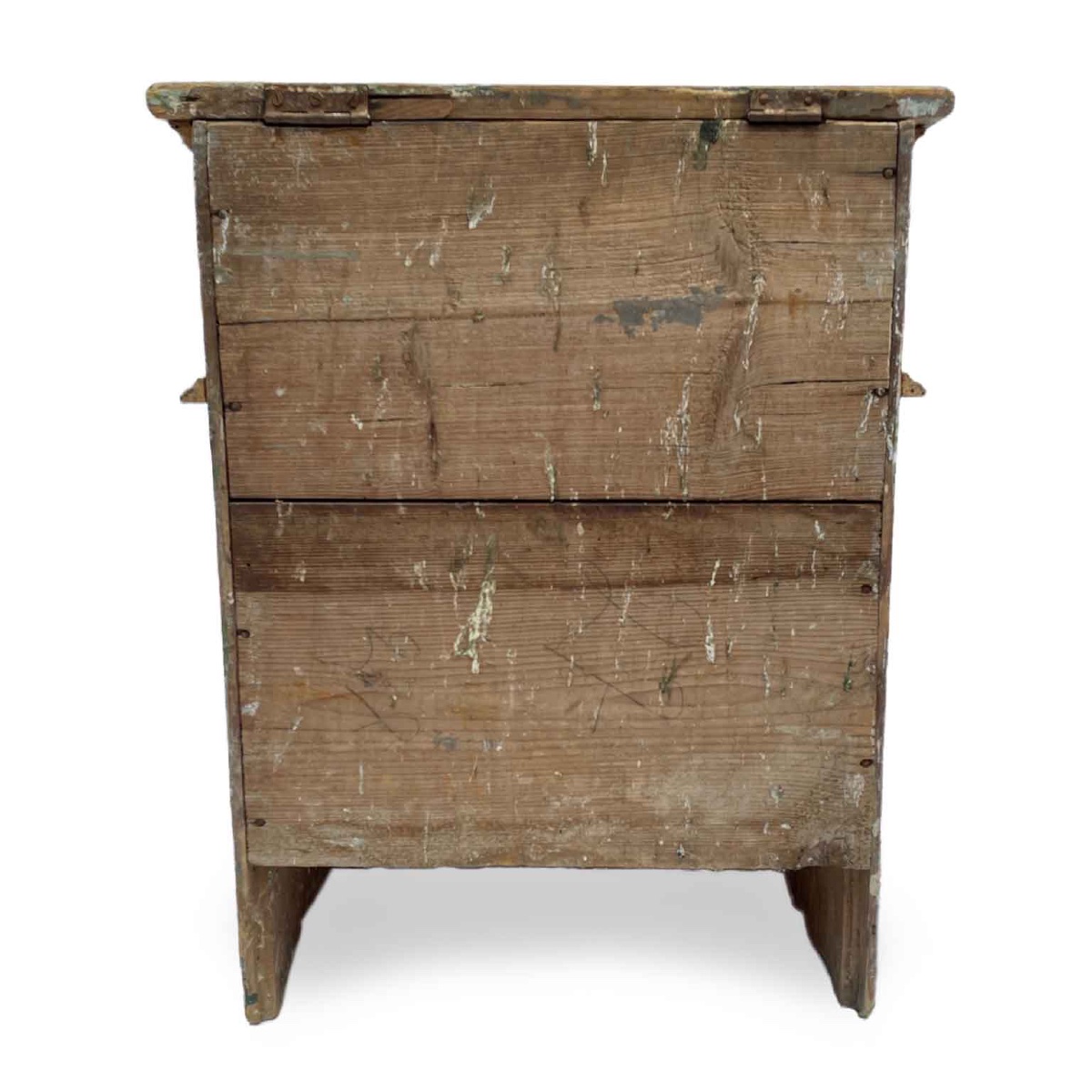 Coppia Di Comodini Marchigiani Laccati Primi 1900-photo-1