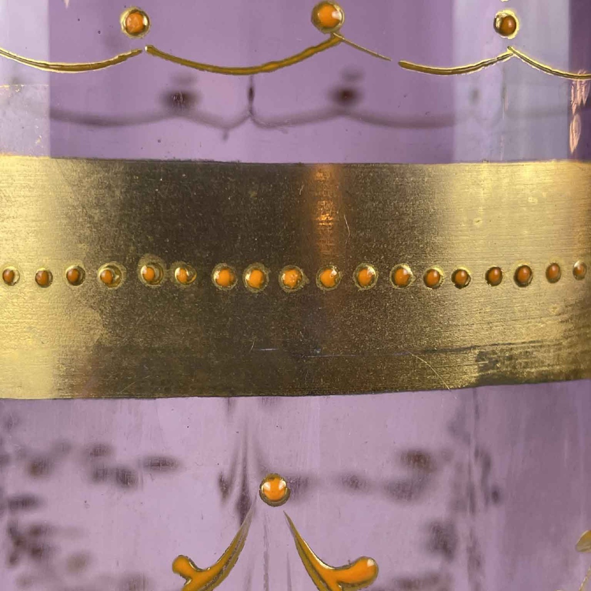 Vaso in Vetro Moser Decorato Liberty-photo-4