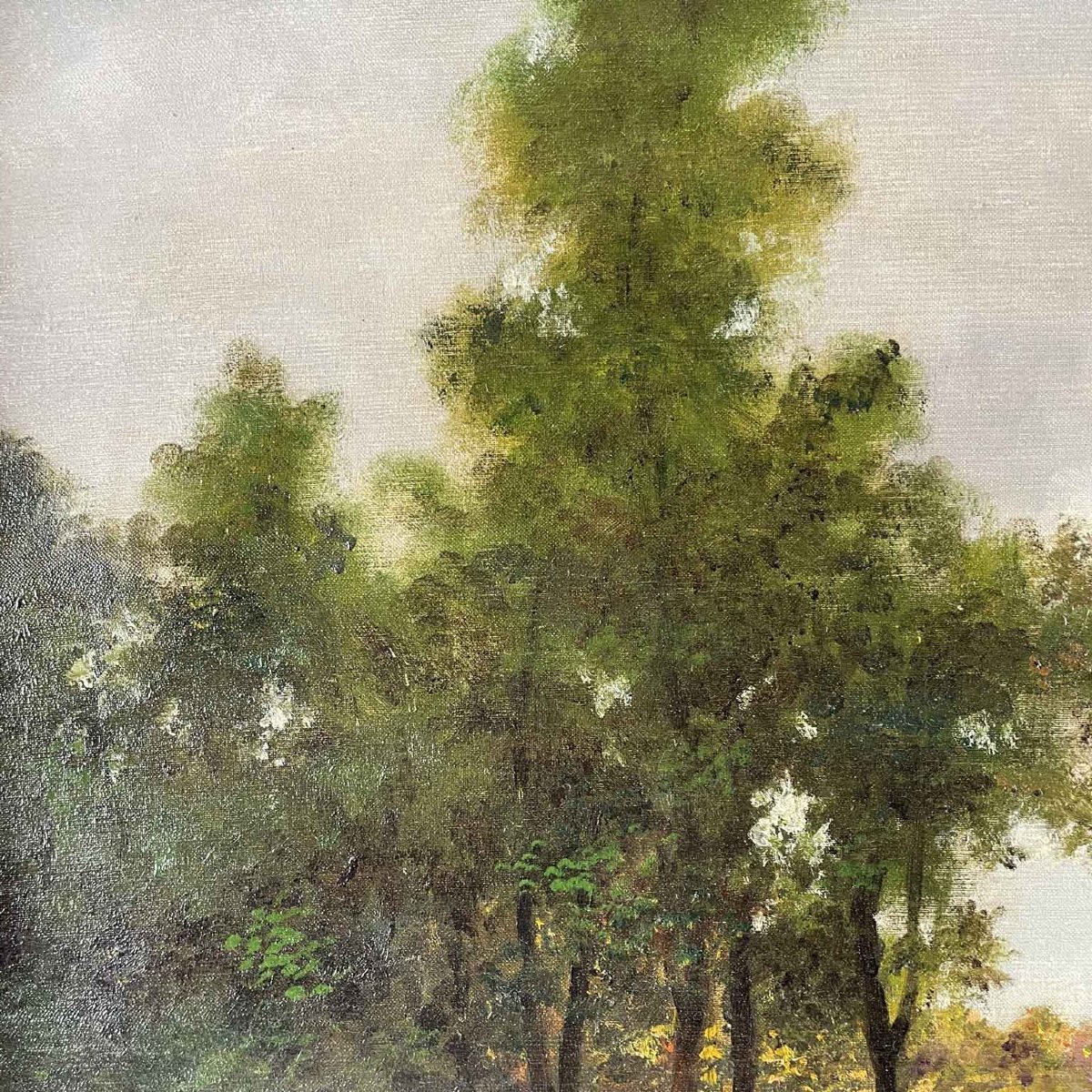 Gigi Comolli Paesaggio Con Alberi 1950 Circa-photo-2