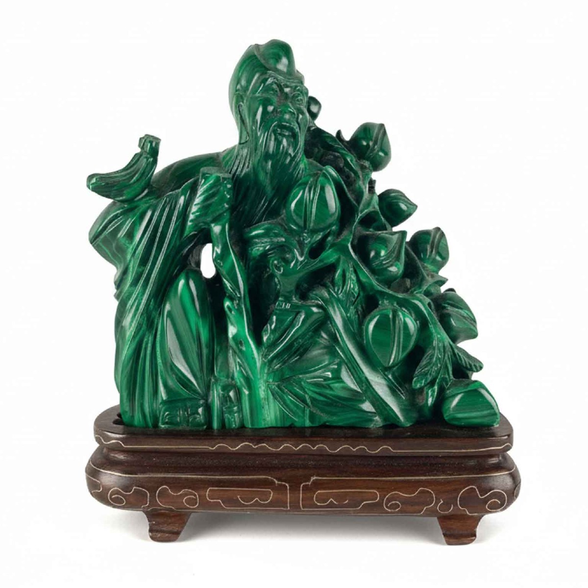 Figura di saggio in malachite
