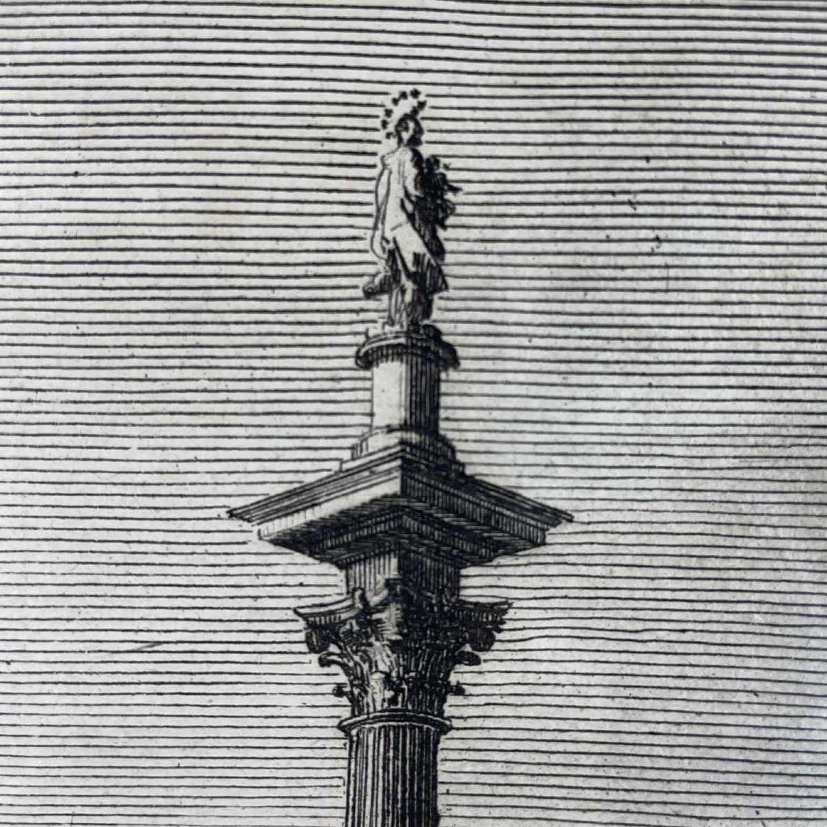  Giuseppe Vasi Vedute di Roma e Venezia Set di tre Incisioni Acquaforti del 1757-photo-7