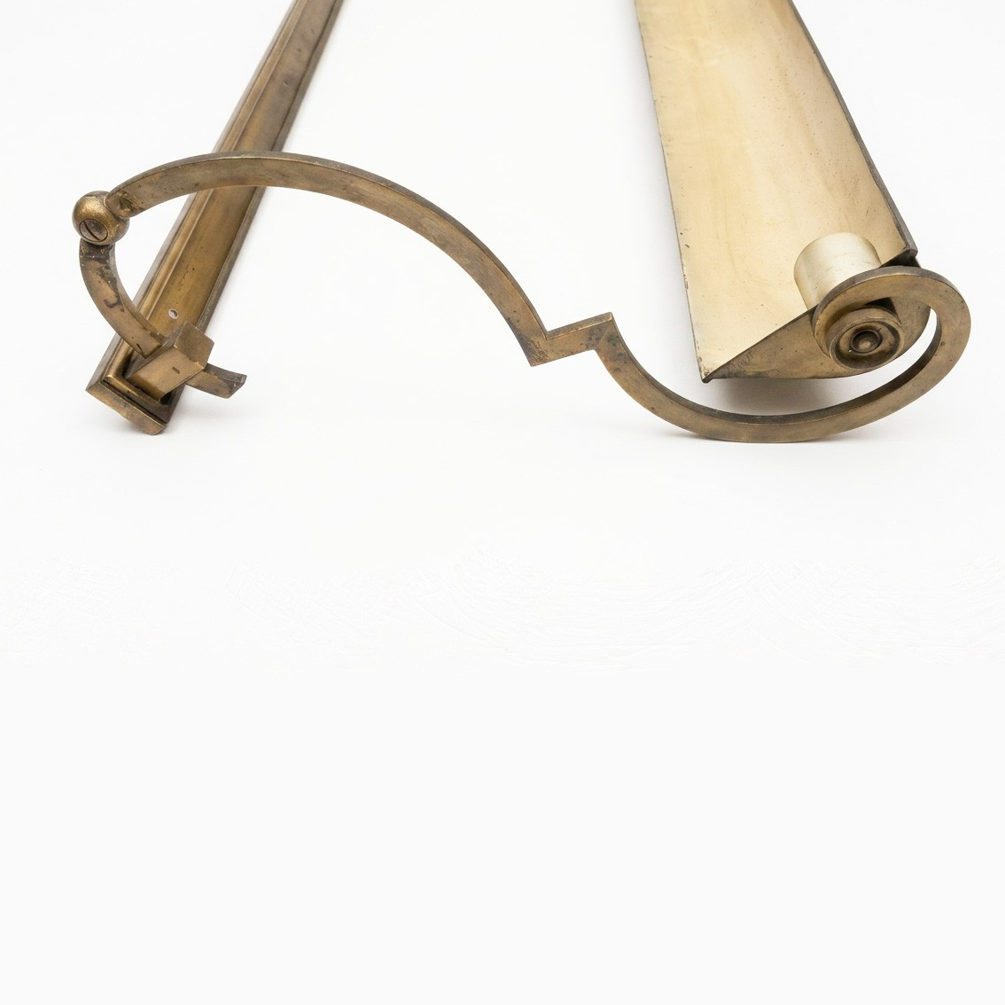 Coppia Di Lampade Da Parete In Ottone Per Quadri-photo-1