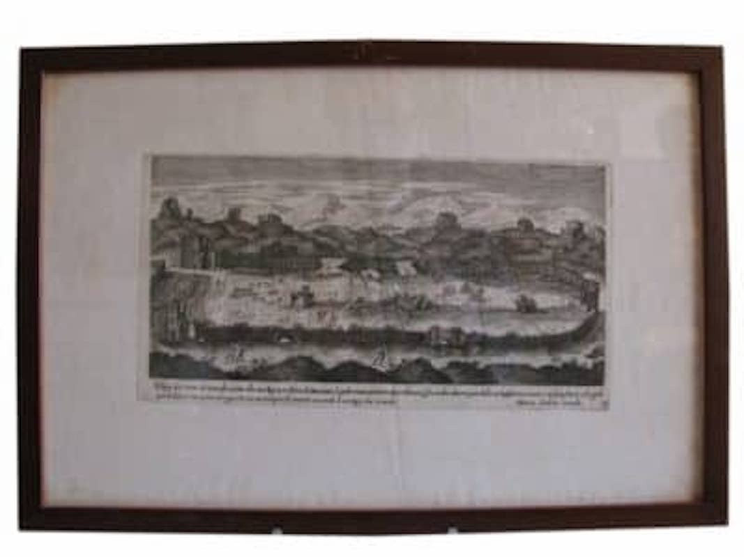 Due Incisioni Romane Circo Massimo e Circo di Caracalla Marco Sadeler 1606-photo-2