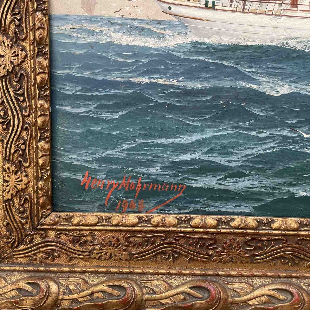 Mohrmann John Henry Marina Con Veliero 1908-photo-4