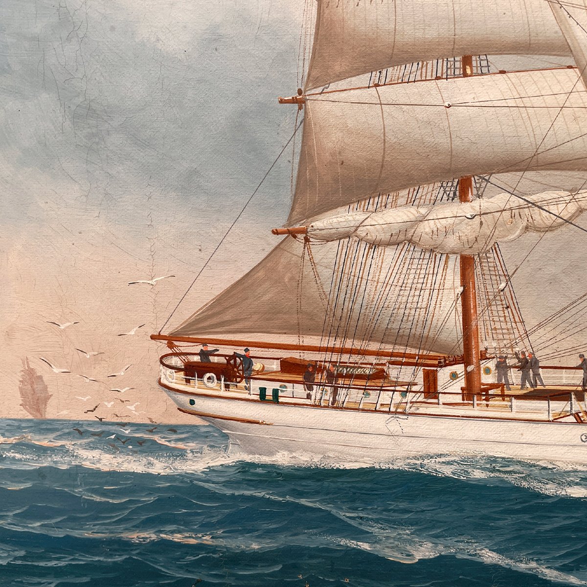 Mohrmann John Henry Marina Con Veliero 1908-photo-5