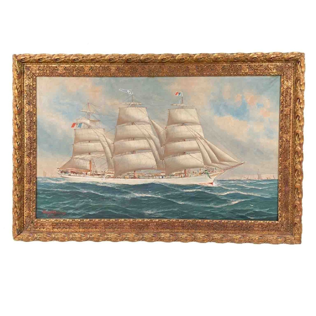 Mohrmann John Henry Marina Con Veliero 1908